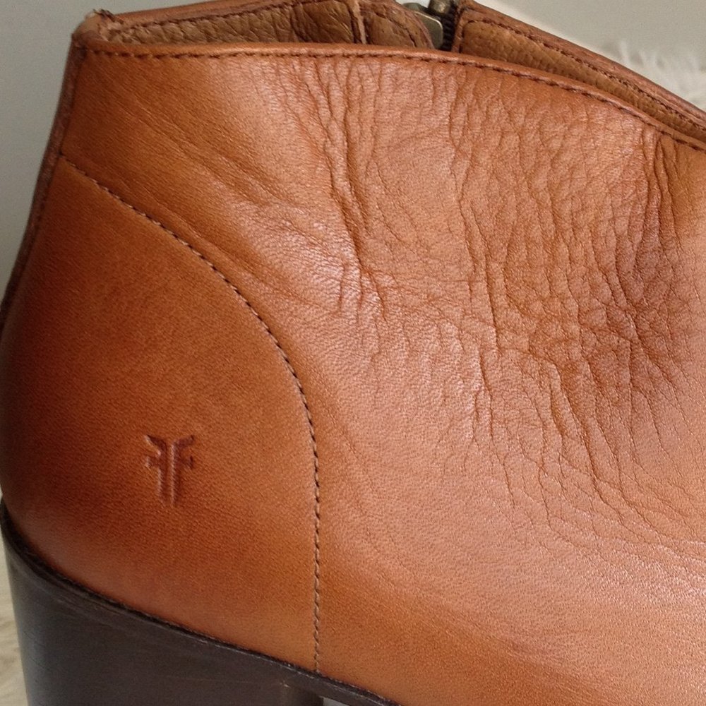 Frye Reed Leather Booties Corpcore - Picture 7 of 10